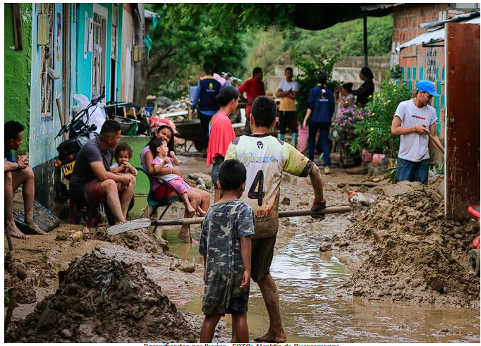 Decretada calamidad pública en Bucaramanga, por las fuertes lluvias