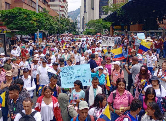 Así van las marchas Por la Vida, convocadas por el presidente Gustavo Petro