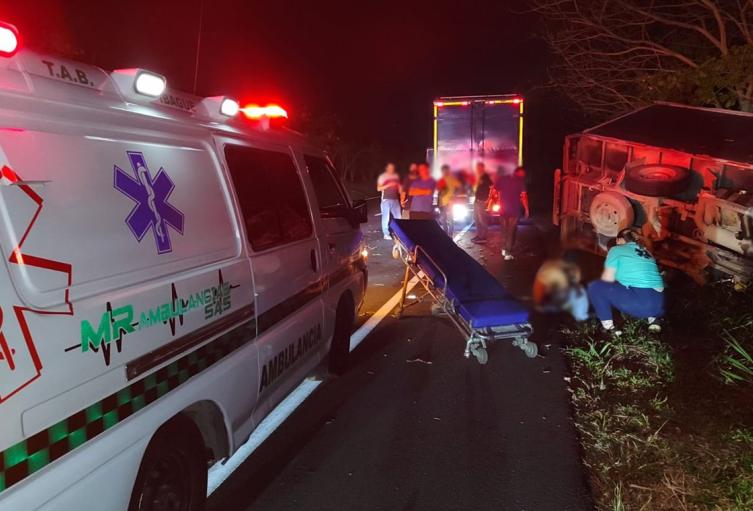 Entre las glorietas Payandé y Rodeo, se presentó un accidente de tránsito dejando una persona fallecida