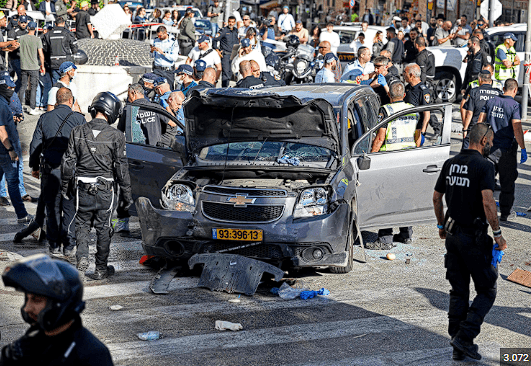 Ataque terrorista en Jerusalén, dejó 3 personas muertas y 6 más gravemente heridas