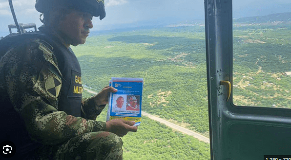 Las Fuerza Militares de Colombia, desplegaron equipo especial para la búsqueda del padre de Luis Díaz