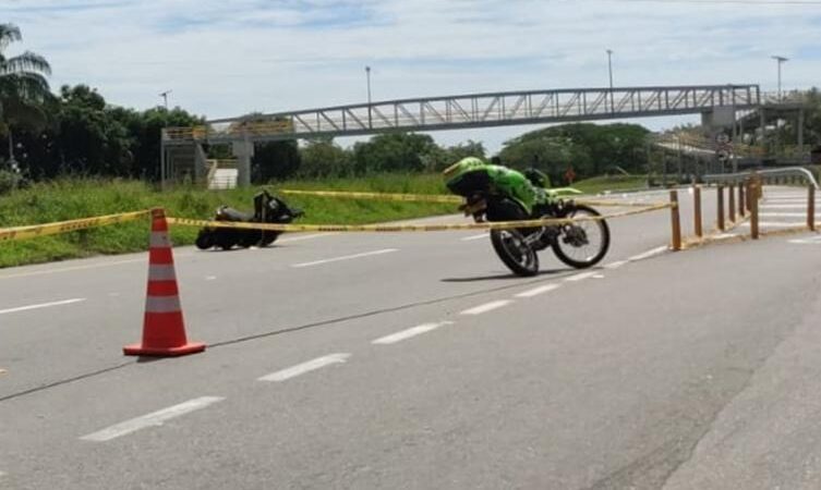 Un ciclista falleció en un accidente de tránsito luego de ser arrollado por un motociclista en la vía al Guamo
