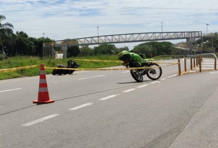 Un ciclista falleció en un accidente de tránsito luego de ser arrollado por un motociclista en la vía al Guamo