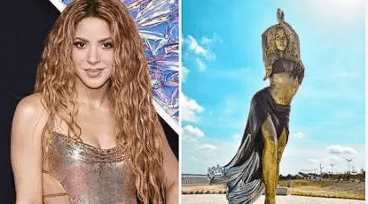 Shakira y el emotivo mensaje al escultor que inmortalizó sus caderas en Barranquilla