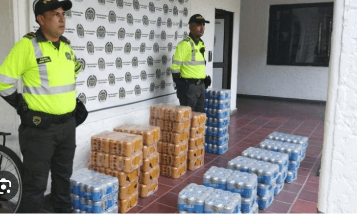 En el Tolima, fue incautado un cargamento de cerveza de dudosa procedencia