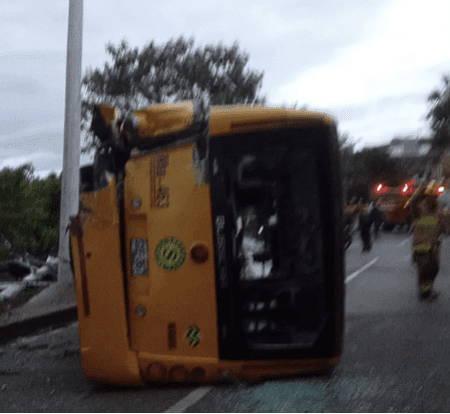 Aparatoso accidente entre el Valle y Risaralda: 22 heridos deja choque entre bus y camión