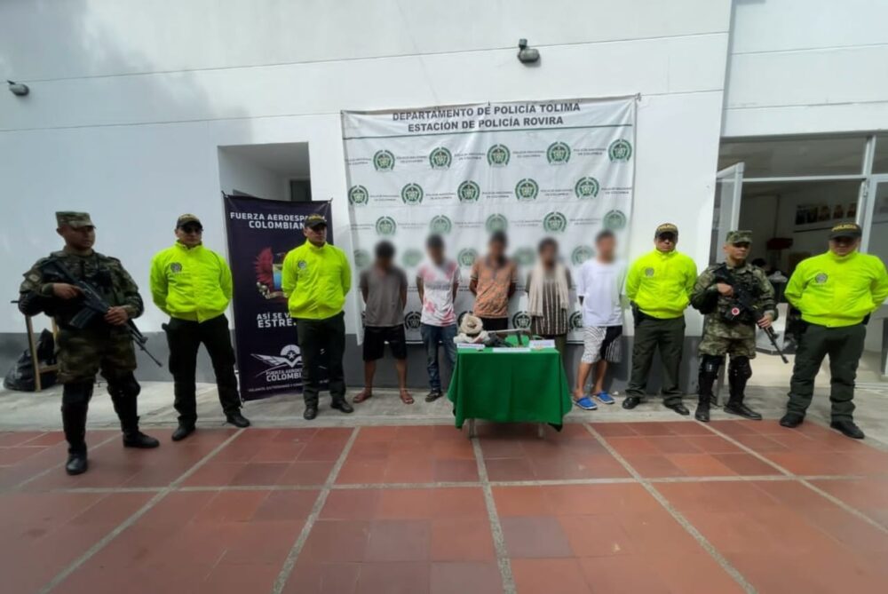 La policía Tolima y la Sijin logró la desarticulación de una banda delincuencial ‘los barberos’