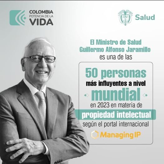 El Dr, Guillermo Alfonso Jaramillo Salazar, fue reconocido como una de las personas más influyente a nivel mundial este 2023