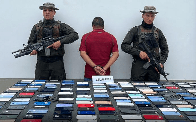 185 celulares robados que pretendían comercializar en Ecuador fueron incautados en Putumayo