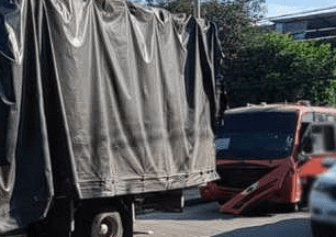 Se Registra Accidente Vehicular en Barrio Jardín, de Ibagué, un bus se quedó sin frenos