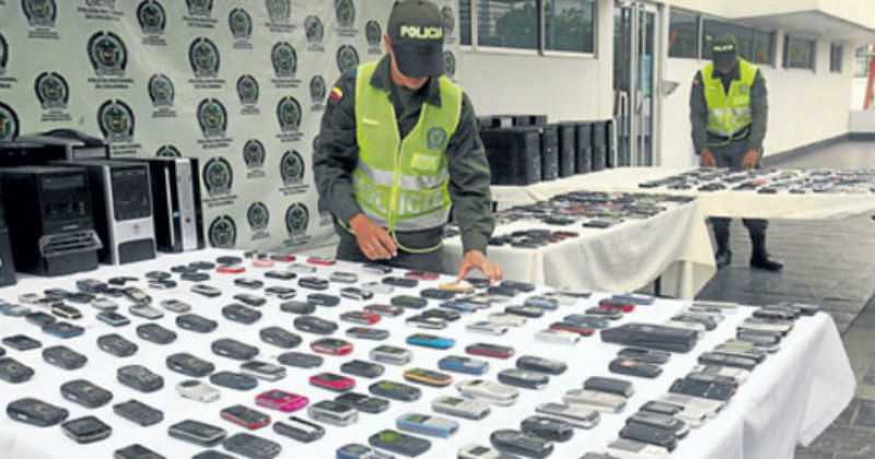 Gran operativo en contra de bandas de robos de celulares en Bogotá