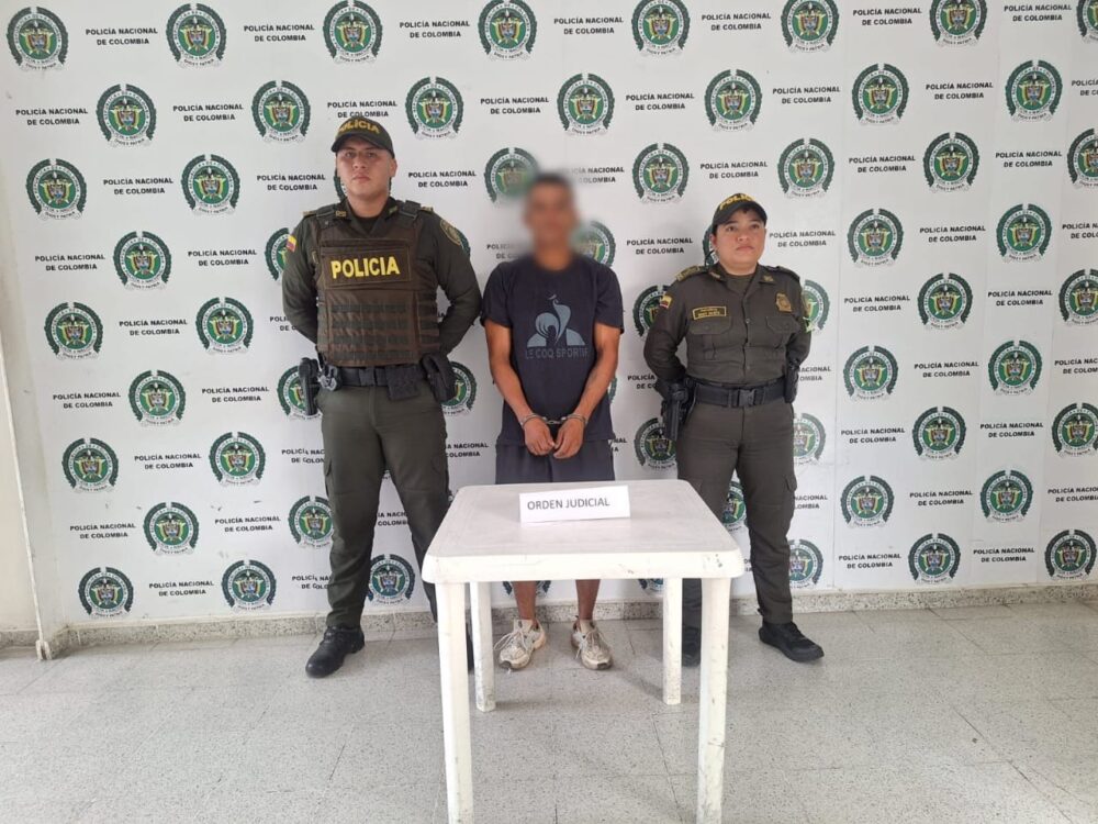 «Miguel» capturado en Venadillo, fue enviado a la cárcel por el delito de porte de armas de fuego