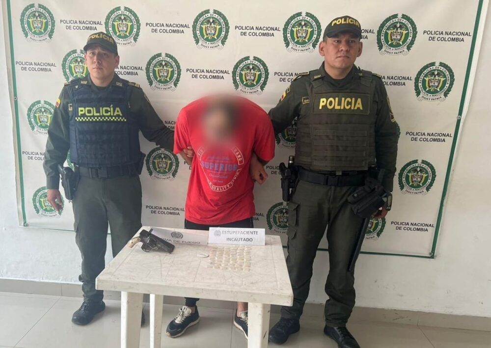 ¡Capturado en Flagrancia! ‘Gafas’ cae con arsenal y drogas en operativo policial en el Líbano, Tolima