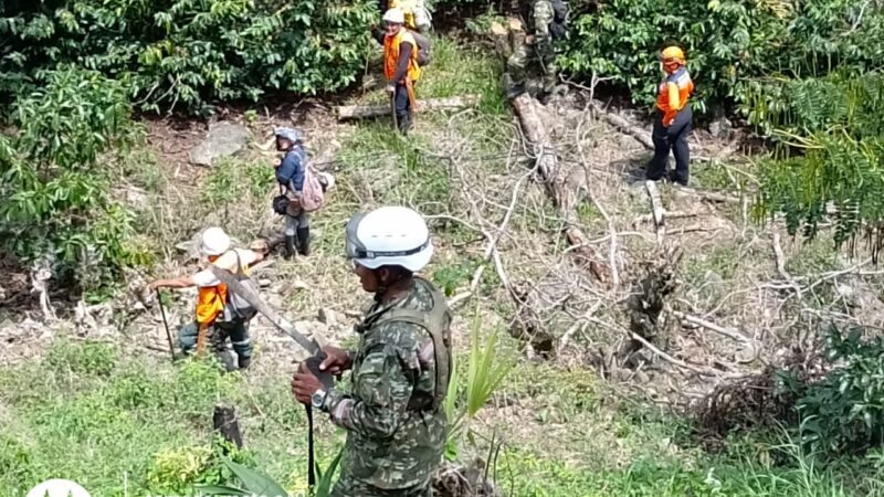 Sexta Brigada del Ejército Nacional apoya en las labores de búsqueda de la menor desaparecida en el Tolima