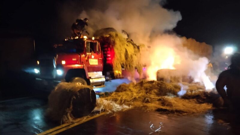 Cierre Total de la Vía Cajamarca-Ibagué por Incendio de Tractocamión