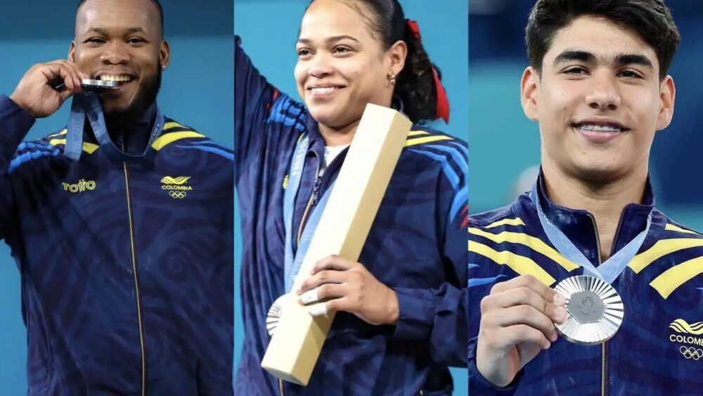 Colombianos ganadores de medallas en los Juegos Olímpicos París 2024