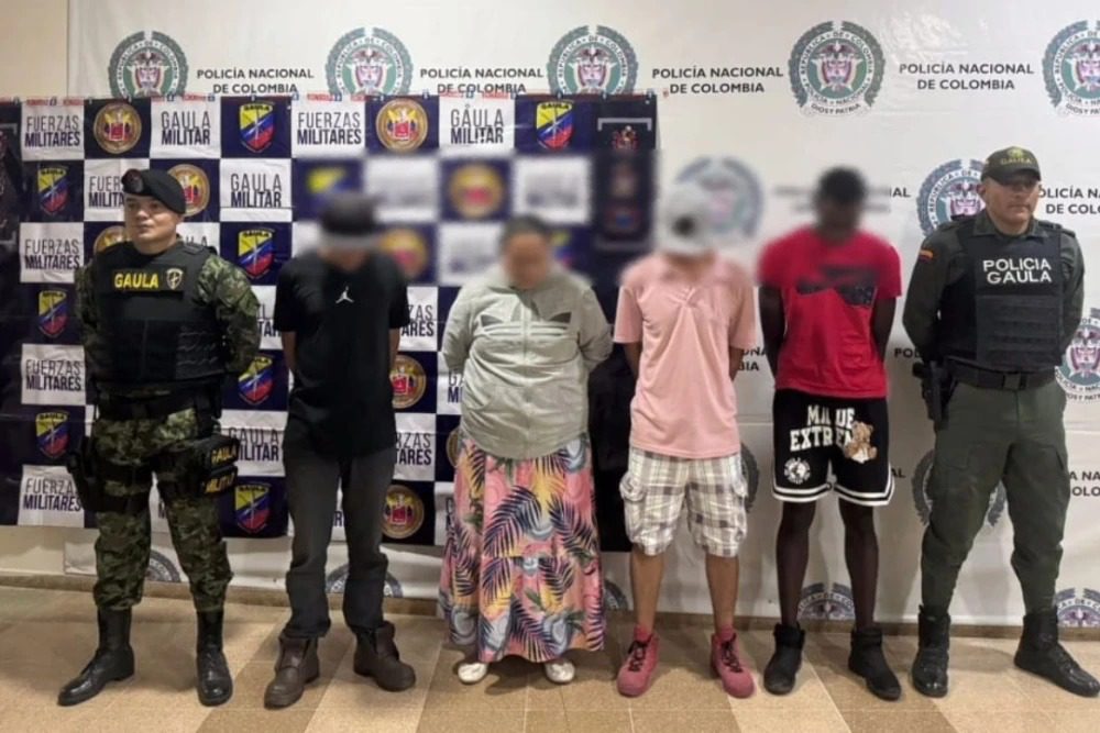 Capturan a 11 personas en el Quindío por extorsión, incluyendo a dos menores de edad