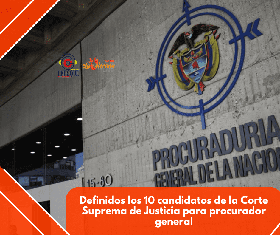 Definidos los 10 candidatos de la Corte Suprema de Justicia para procurador general