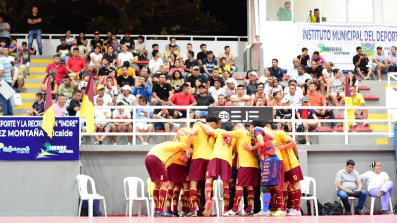 La final del Torneo Nacional de Interligas de Fútbol de Salón se jugará en El Espinal