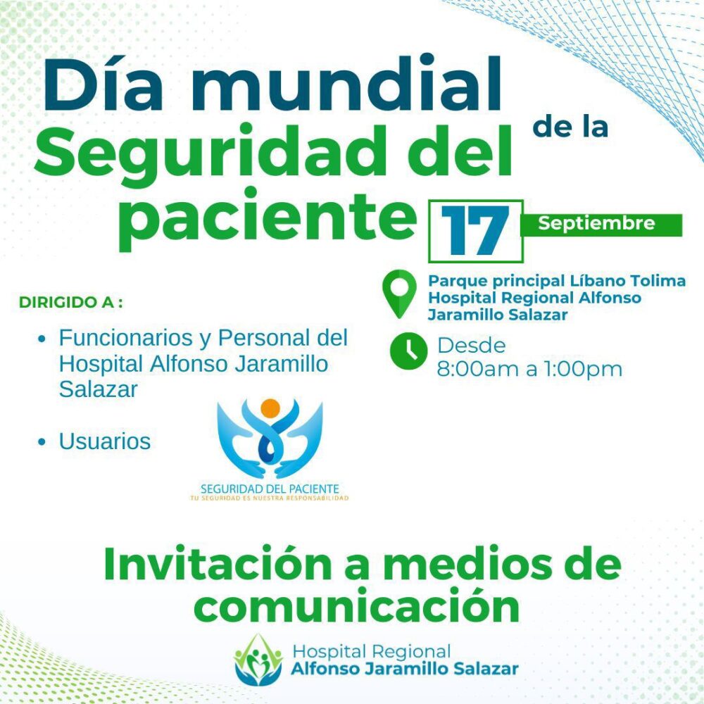 Día mundial de Seguridad del Paciente Hospital Regional Regional Alfonso