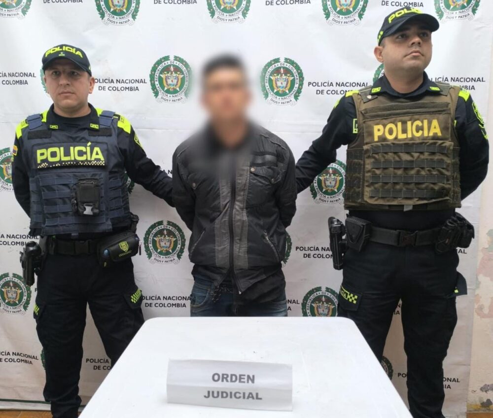 En Fresno, Policía Tolima logró la captura de un sujeto requerido por porte ilegal de armas de fuego