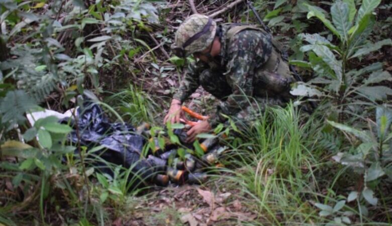 78 minas antipersonal iban a ser activadas al paso de las tropas en zona rural del Guaviare