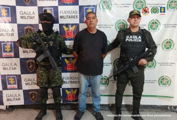 Detenido Jacinto Muñoz Salas por secuestro extorsivo y tenencia ilegal de armas en el Huila