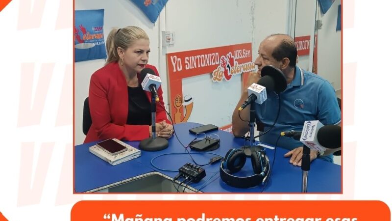 «Hoy podemos decir que cumplimos, mañana podremos entregar esas 80 viviendas»: alcaldesa del Líbano, Beatriz Valencia