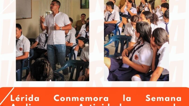 Lérida Conmemora la Semana Andina con Actividades para la prevención del embarazo en niñas y adolescentes