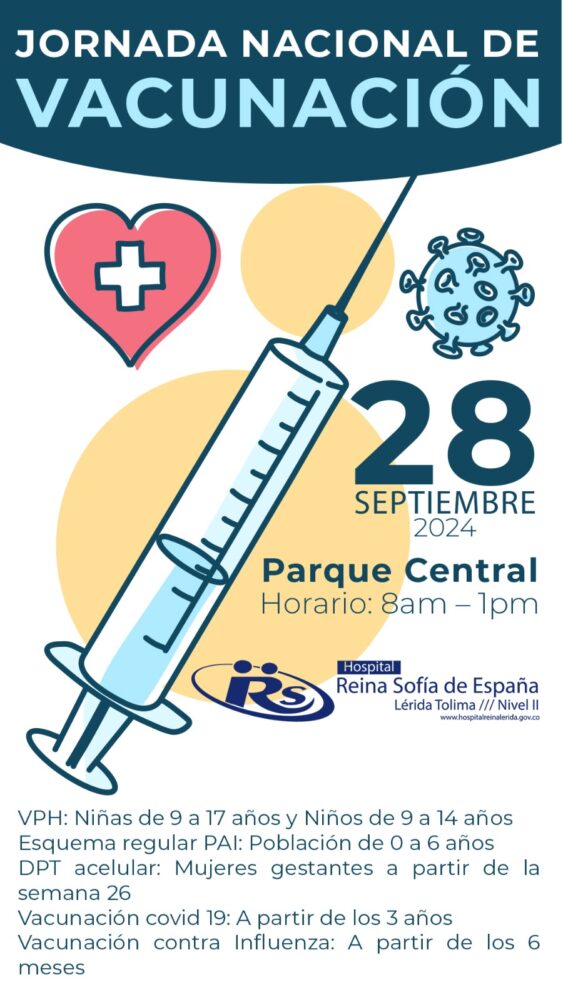 ¡Atención a la Jornada Nacional de Vacunación! 💉