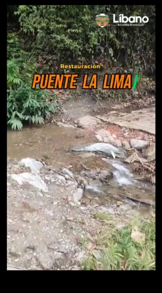 ¡La Alcaldía Municipal de Líbano y la Alcaldía de Villahermosa, avanza en la restauración del Puente de la Lima!