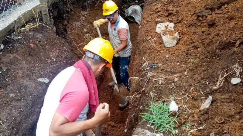 Avances en las obras de construcción de los colectores de aguas lluvias en el corregimiento de San Fernando