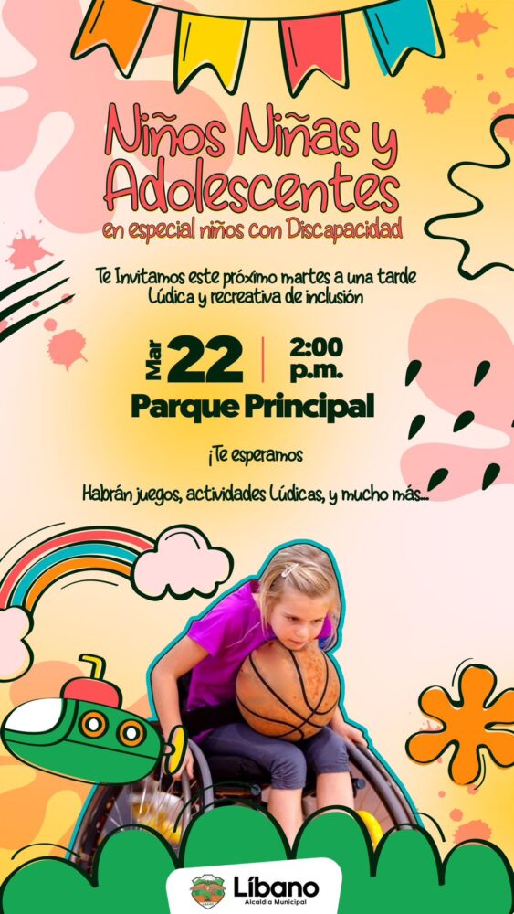 ¡Una tarde de inclusión para nuestros Niños, Niñas y Adolescentes, especialmente para aquellos con discapacidad!