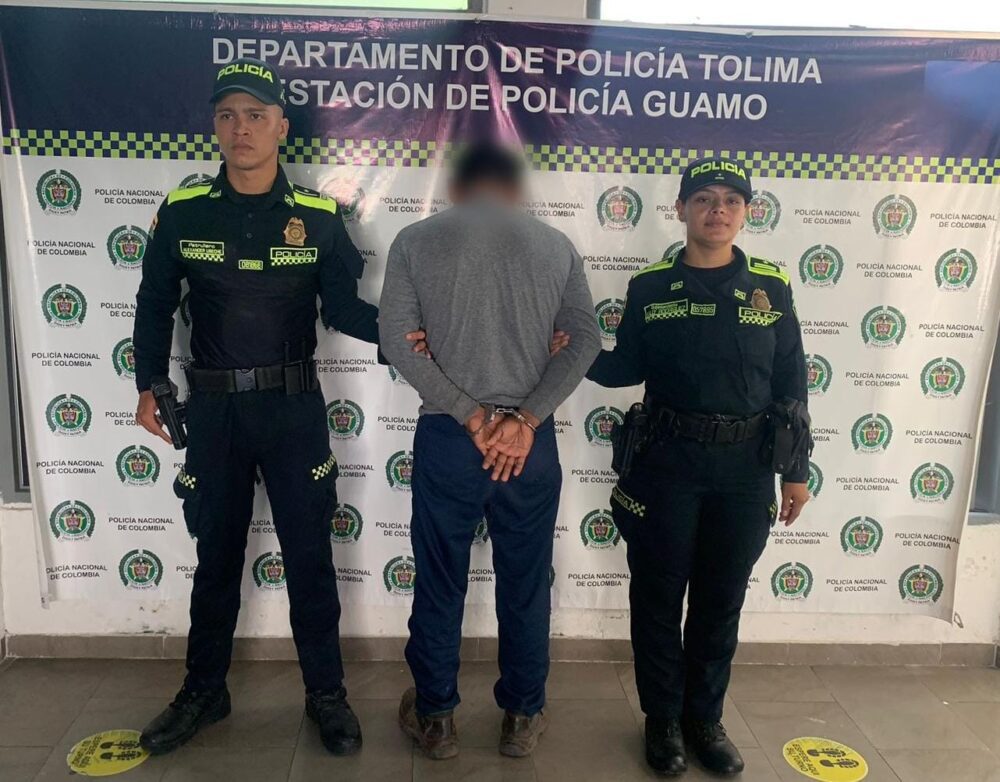 Policía Tolima captura a ‘Jhon’, requerido por concierto para delinquir en Valledupar