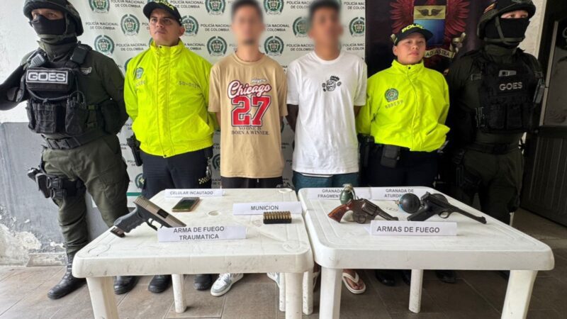 Operativo en El Espinal concluyó en incautación de armas y granadas tras la detención de ‘Veneco’ y ‘Ecuatoriano