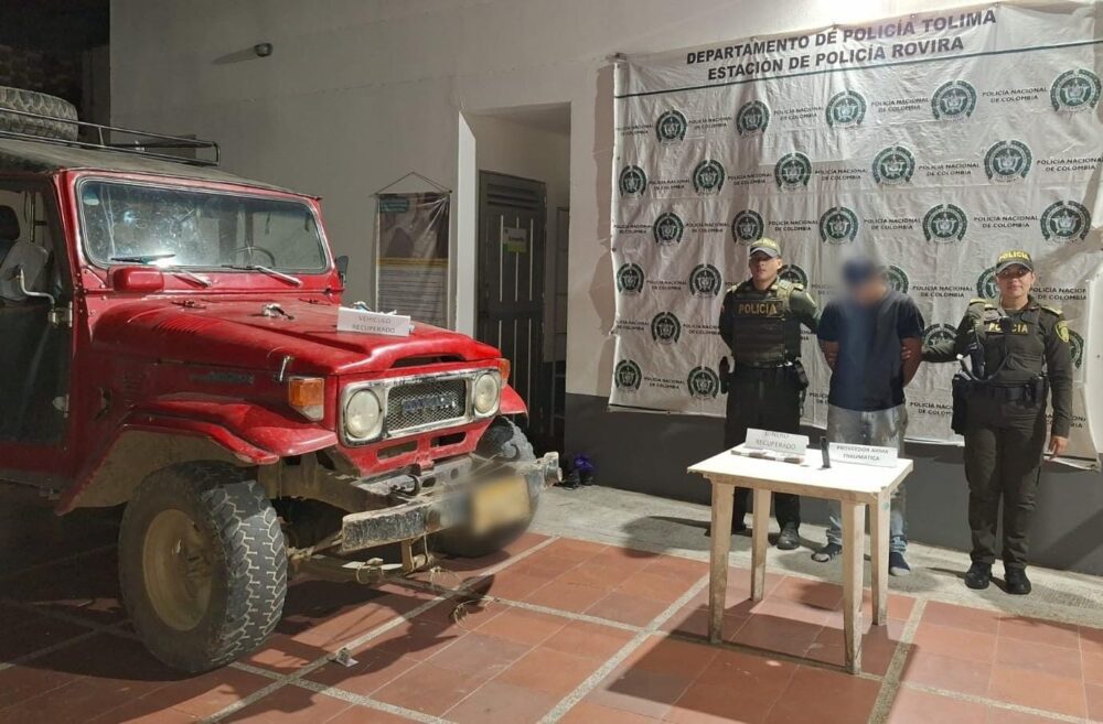 Lo capturaron en Rovira: Policía Recupera Vehículo y Efectivo