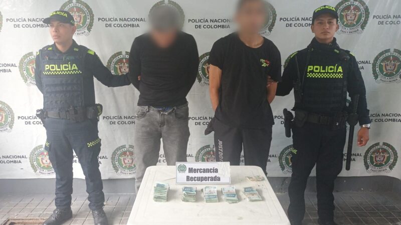 Se fueron por la caja y posiblemente terminarán en la ‘cana’: Policía Tolima recupera dinero robado en Melgar