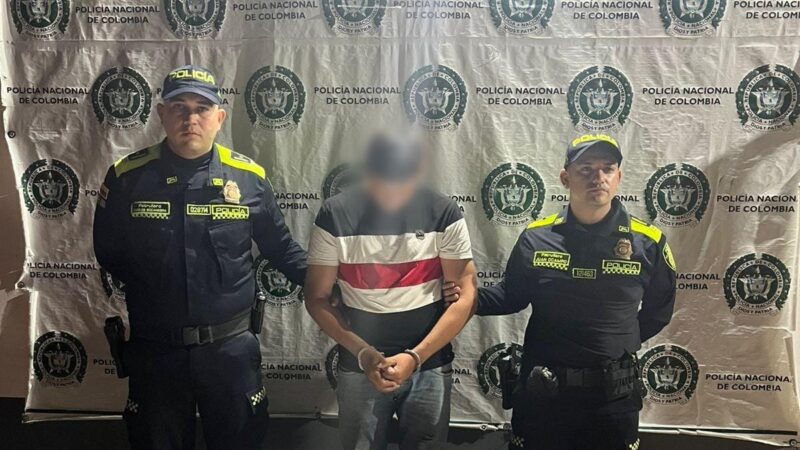 En Rovira, Policía Tolima logró la captura de un sujeto requerido por autoridades de San Antonio, Tolima