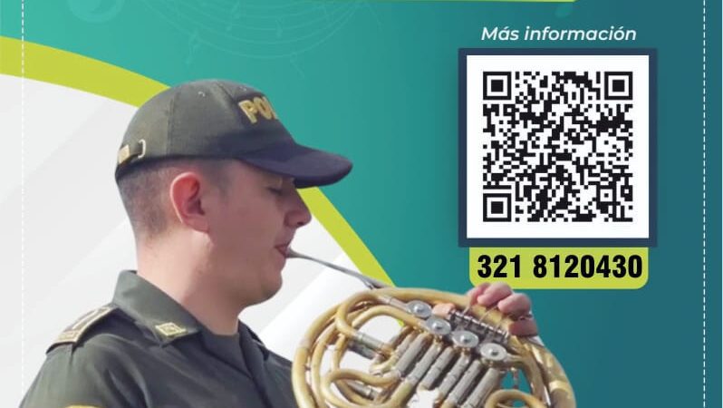 Joven musico es tu oportunidad de inscribirte para ser parte de la Policía Nacional