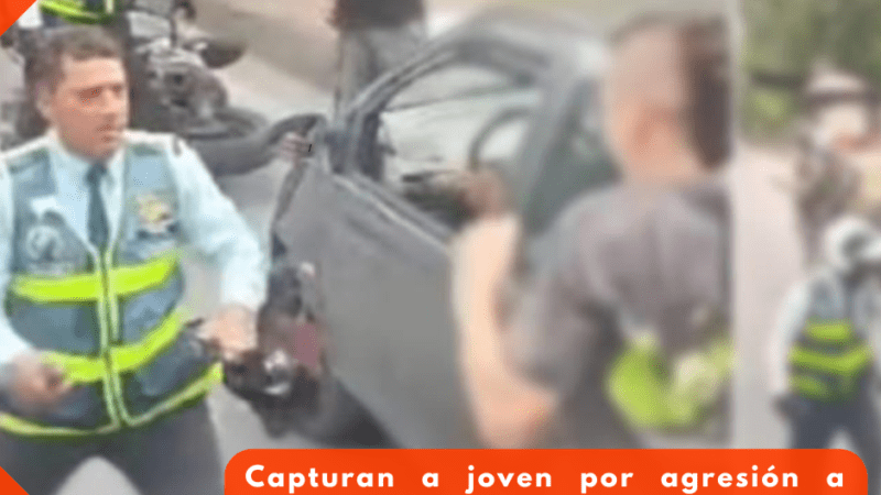 Capturan a joven por agresión a agentes de tránsito en Ibagué tras enfrentamiento en la avenida Pedro Tafur