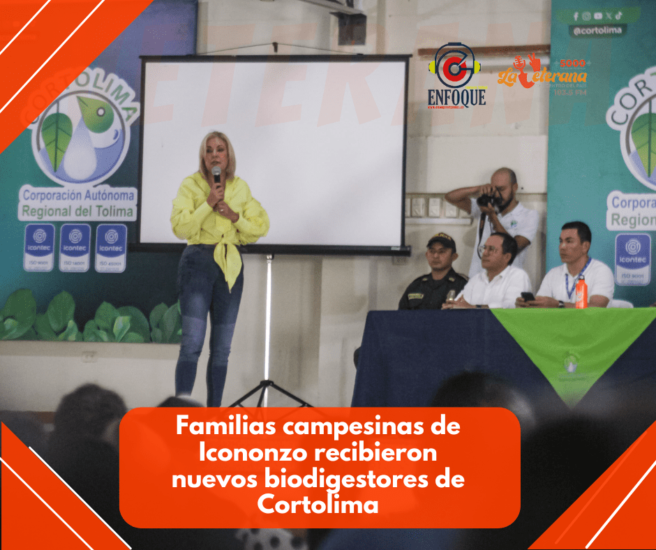 Familias campesinas de Icononzo recibieron nuevos biodigestores de Cortolima