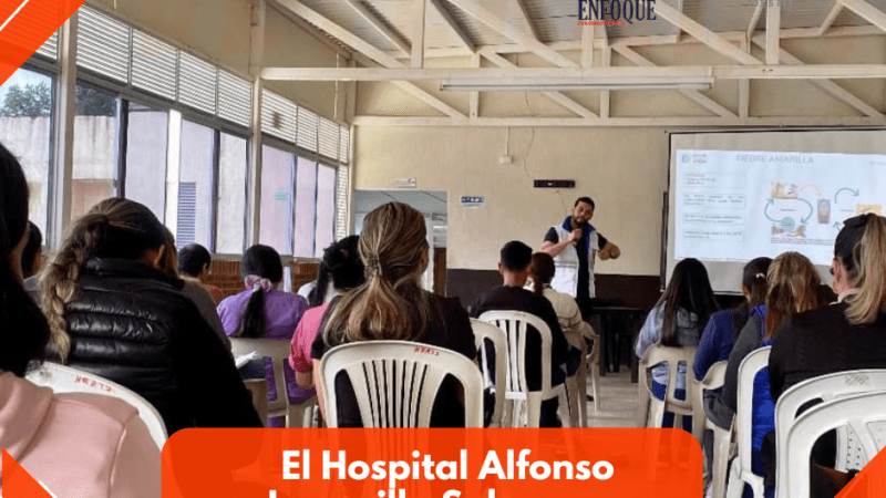 Hospital Alfonso Jaramillo Salazar lidera capacitación sobre fiebre amarilla para fortalecer la atención en salud