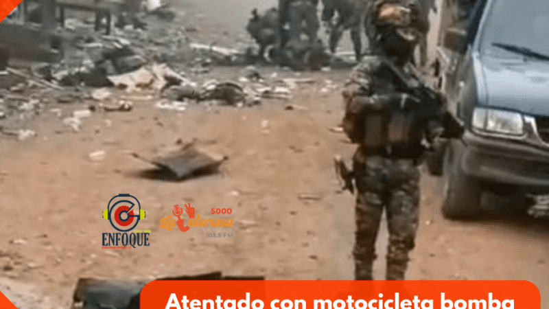 Atentado con motocicleta bomba en el Plateado, Cauca cobra la vida de un militar