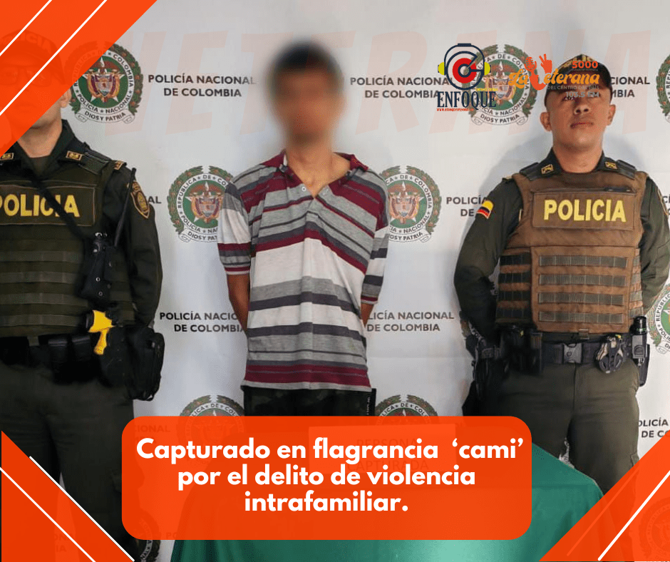 ¡Vuelve y juega! rápida reacción de la policía Tolima, en el guamo se logró la captura en flagrancia de ‘cami’ por el delito de violencia intrafamiliar.