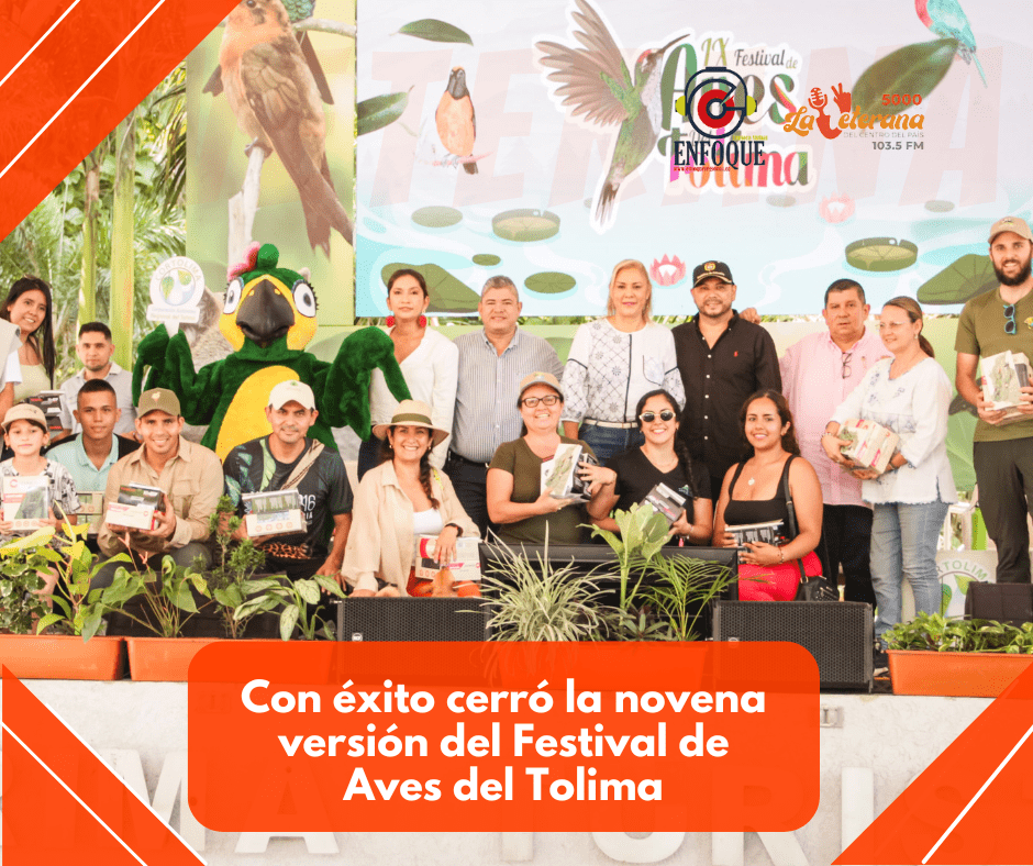 Con éxito cerró la novena versión del Festival de Aves del Tolima