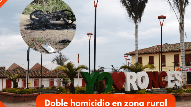 Doble homicidio en zona rural de Roncesvalles, Tolima