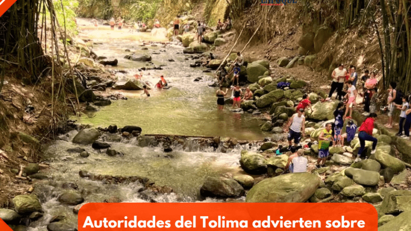 Autoridades del Tolima advierten sobre riesgos de paseos de olla por aumento de lluvias