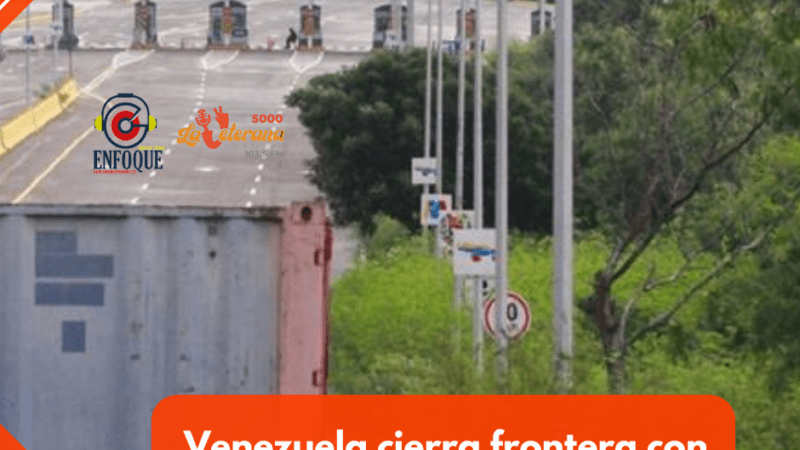 Venezuela cierra frontera con Colombia por 72 horas