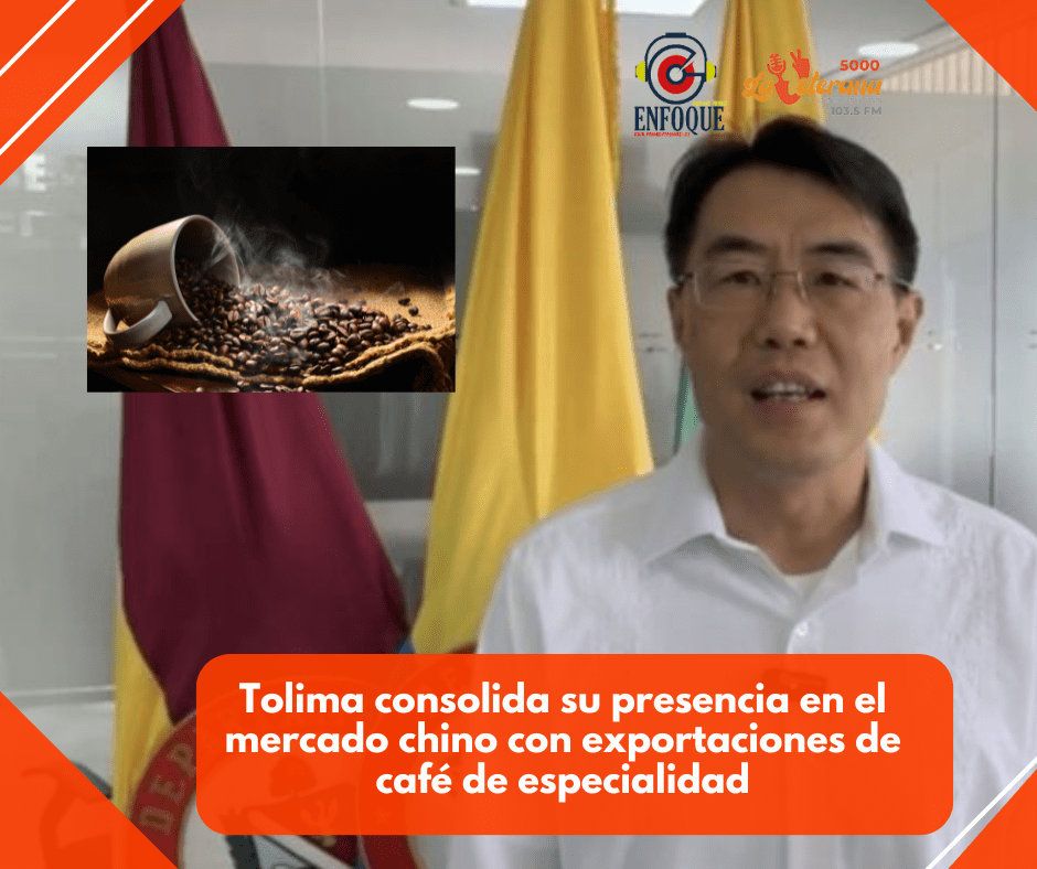 Tolima consolida su presencia en el mercado chino con exportaciones de café de especialidad