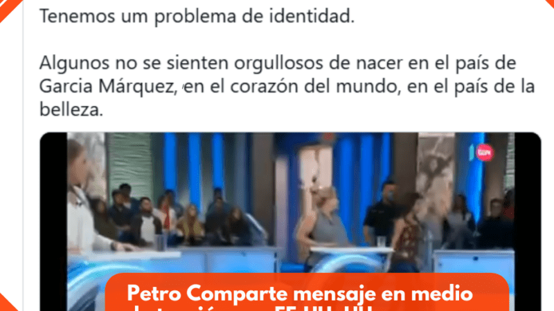 Petro Comparte mensaje en medio de tensión con EE.UU. UU. y genera reacciones por referencia a Programa de Ficción